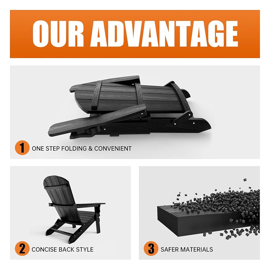 Amazon.co.jp: YEFU アディロンダックチェア 折りたたみ式